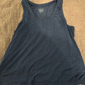 Athleta UPTEMPO II Navy Blue Tank Top